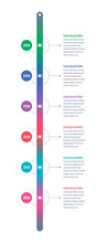 Vertical Bar Infographic Template. Six Step Briefing Template. Web, Business, Annual Report, Internet, Magazine Infographic Template