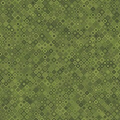 Wall Mural - Abstract green geometric seamless pattern. Modern stylish ornament texture