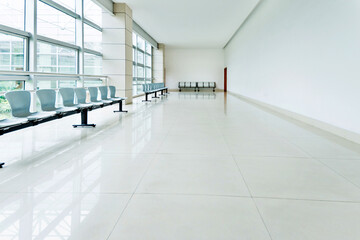 Wall Mural - Row of chairs in the waiting room