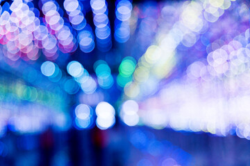 abstract defocused scene in the night club