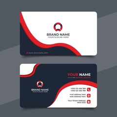 Wall Mural - creative modern professional business card vector design
