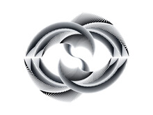 Abstract Circle Sign, Symbol, Logo, Emblem, Vector Modern Design Element.