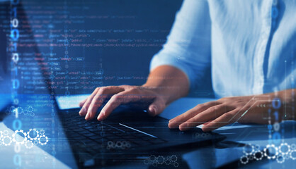 system engineer and programming. software apps developer and it revolution.digital software developm