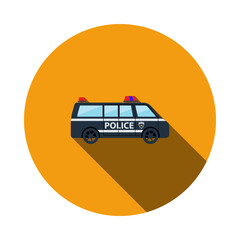 Sticker - Police Van Icon