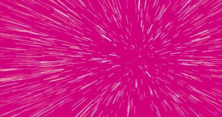 Star space effect with bright color background. Space boost animation