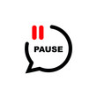 pause button	