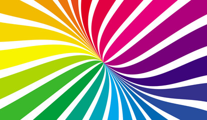 Wall Mural - colorful rainbow vector bakcground. bright design with colorful lines