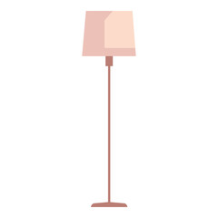 Sticker - elegant white lamp