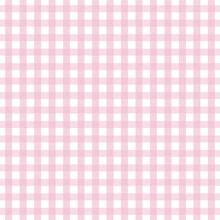 Baby Pink Gingham Pattern For Easter/Spring