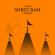 Happy Ram Navami festival of India Social Media Post
