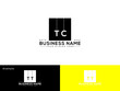 Letter SC Logo, initial Sc cs Square Black Logo Design For all Kind Of Use