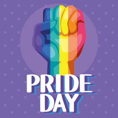 Sticker - pride day message