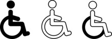 Vectorof Handicap (wheelchair) Access Sign