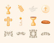 twelve first communion icons