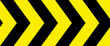 yellow chevron road sing, vector illustration 