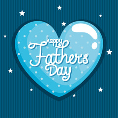 Sticker - happy fathers day lettering