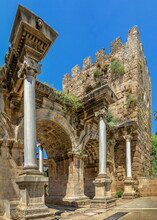 Hadrian's Gate In Antalya, Turkey