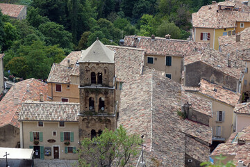 Poster - Kirche in Moustiers-Sainte-Marie, Provence