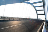 Fototapeta Most - Modern bridge highway of city