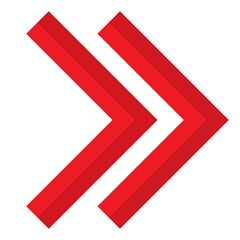 Wall Mural - chevron flat style icon