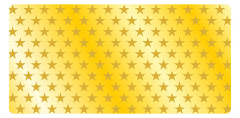 Canvas Print - Golden stars pattern. Metallic gradient rectangle shape