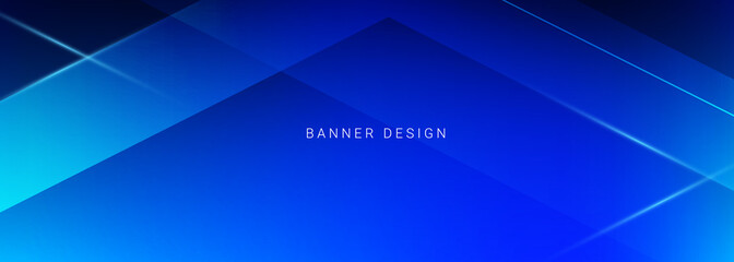 Abstract geometric design colorful light blue pattern template banner design