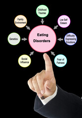 Sticker - Seven causes of  Eating Disorders