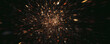 Confetti fireworks on the night sky background