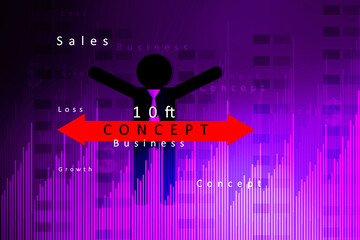 Wall Mural - 2D Digital Abstract Business Networking background