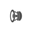 Speaker subwoofer icon design template illustration