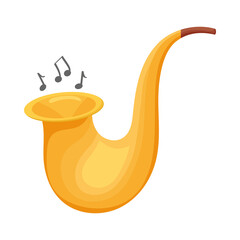 Sticker - saxophone musical instrument