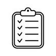 © Maksim - Clipboard icon. Checklist icon of an approved document. Project completed. Tasks vector icon. Task completed.