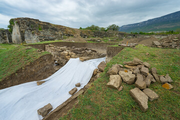 Wall Mural - Ruins of Salona an ancient Roman capital of Dalmatia. Croatia