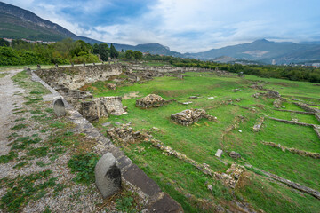 Wall Mural - Ruins of Salona an ancient Roman capital of Dalmatia. Croatia