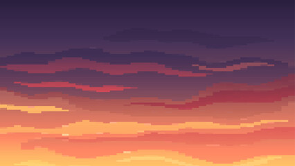 Pixelated Sunset 1