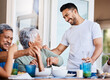© Nicholas Felix/peopleimages.com - Thanks for lunch mom. Shot of a happy family having lunch together at home.