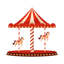 Amusement Horse Carousel