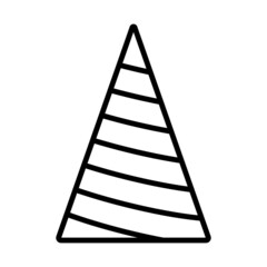 Canvas Print - Party Cone Hat Icon