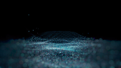 Wall Mural - technology abstract background blur