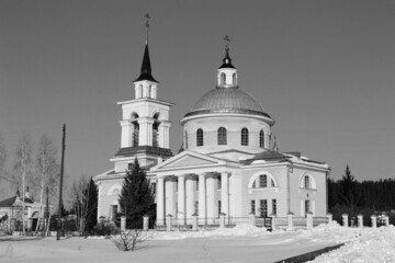 Wall Mural - Old Ukrainian Orthodox Christian church