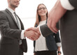 © ASDF - Business shaking hands in the office