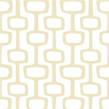 Mid-century Modern Atomic Age Background In Tonal White. Ideal For Wallpaper And Fabric Design.
