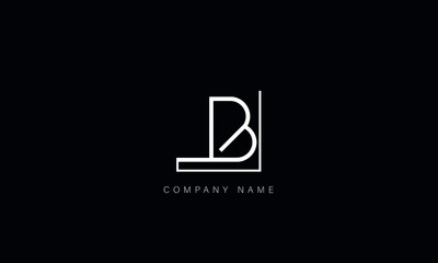 bl, lb, bl, letters logo monogram