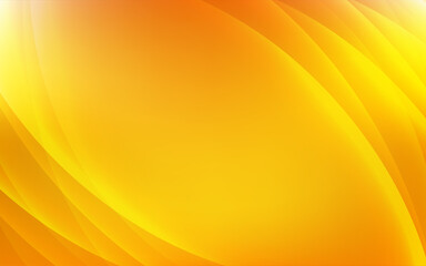 Wall Mural - 
Smooth orange abstract background with shine wave. Abstract gradient orange background vector with shiny shapes.