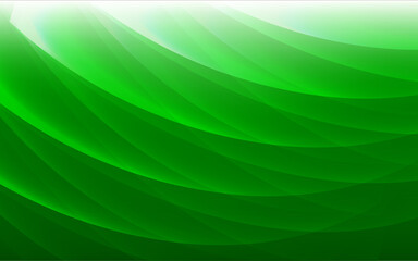 Wall Mural - Elegant green abstract background with shiny wave. Abstract gradient green background vector with shiny shapes.