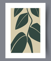 Wall Mural - scandinavian abstract vector print set.