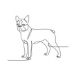 © yanuart - Continuous One Line Drawing of a Dog