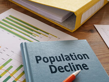 Population Decline Is Shown On The Photo Using The Text