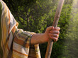 © Marina - Man's hand with a wooden staff