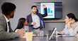 © Irshaad M/peopleimages.com - This should help our case. Shot of a young businessman giving a presentation.